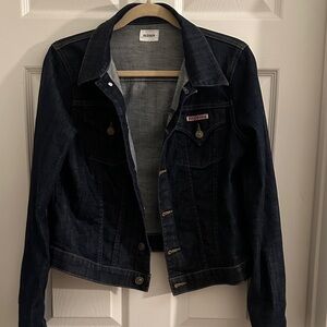 Hudson Jeans Women's Dark Blue Denim Jacket